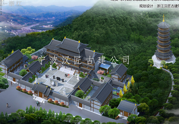 小寺廟設(shè)計(jì)圖_小型寺院規(guī)劃方案_農(nóng)村小寺廟布局效果圖
